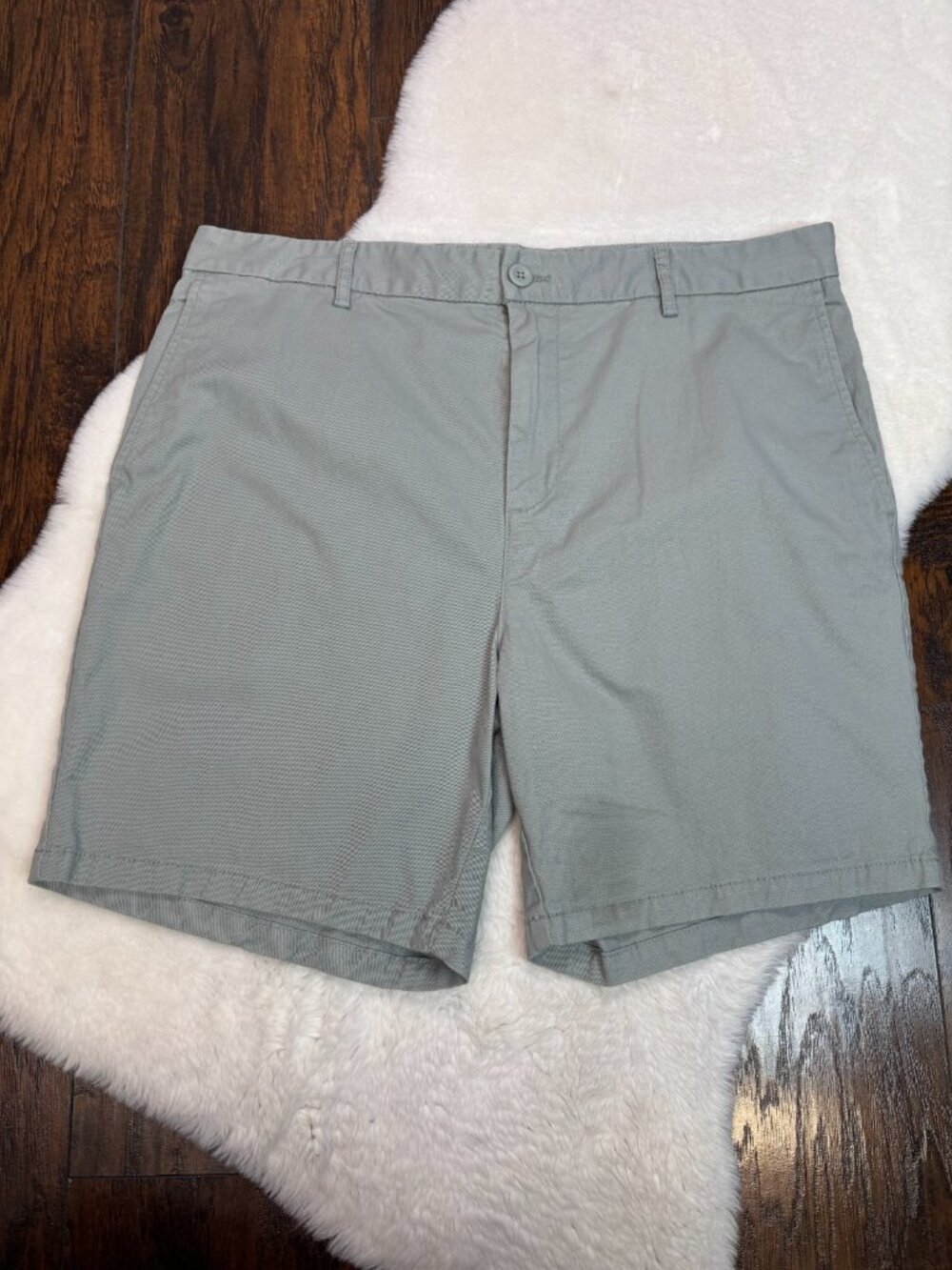 Old Navy Chino Shorts‎ 38 Blue Slim Fit Stretch 7" Inseam Men's